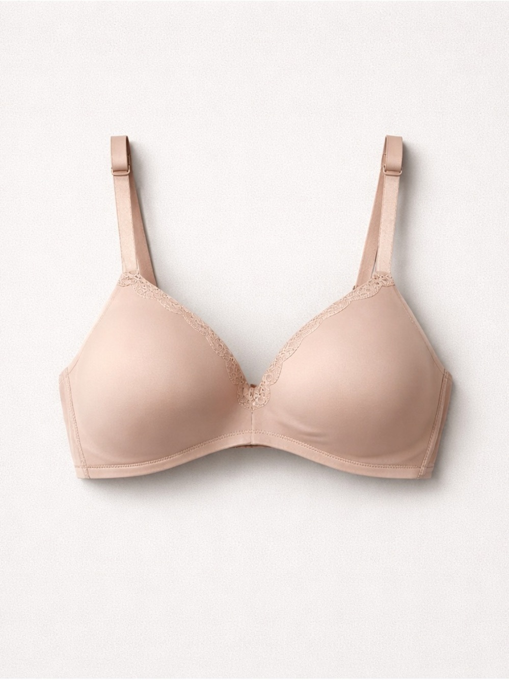 Ellen Tracy Nude Lightly Padded Bra | 38B | Style 59398P2